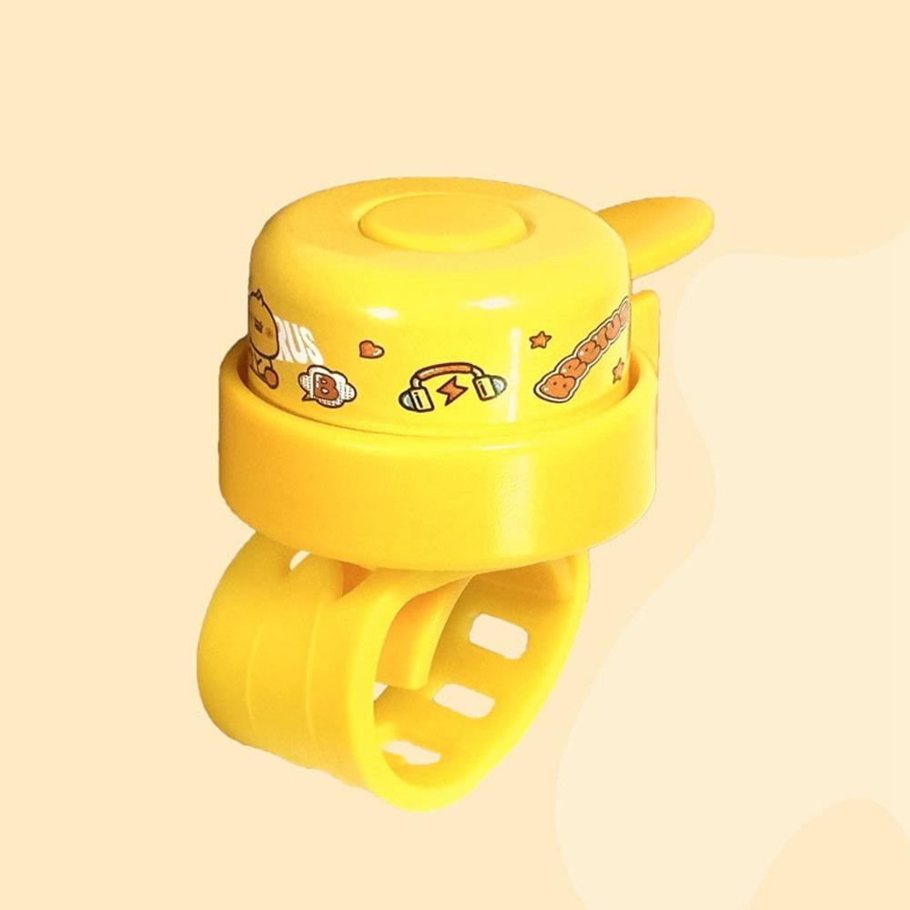 Многоцветный велосипедный звонок для скутера 3,5*2,6 см с рисунком велосипеда, напечатанный для руля велосипеда, аксессуары