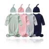 Newborn Swaddling Clothes Baby Kick Resistant Sleeping Bag and Hat Set