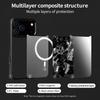 Для iPhone 18 17 Pro /18 17 Pro Max Чехол из кованого углеродного волокна с MagSafe и металлическими кнопками/объективом камеры Противоударный чехол для телефона