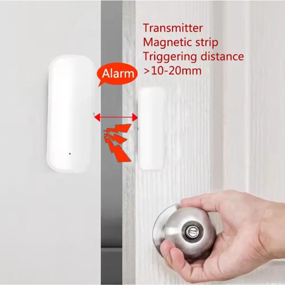 Zigbee Door Sensor Wireless Window Sensor with App Notification Alert For Home Security Compatible with Alexa Google Assistant