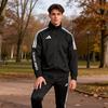 adidas Классическая спортивная куртка с тремя полосками, удобная, повседневная, с воротником-стойкой, унисекс, TR30JR2CS-BW