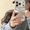 Стильный Креативный Чехол для Телефона с Текстом для iPhone 17/16 Pro Max/15/14