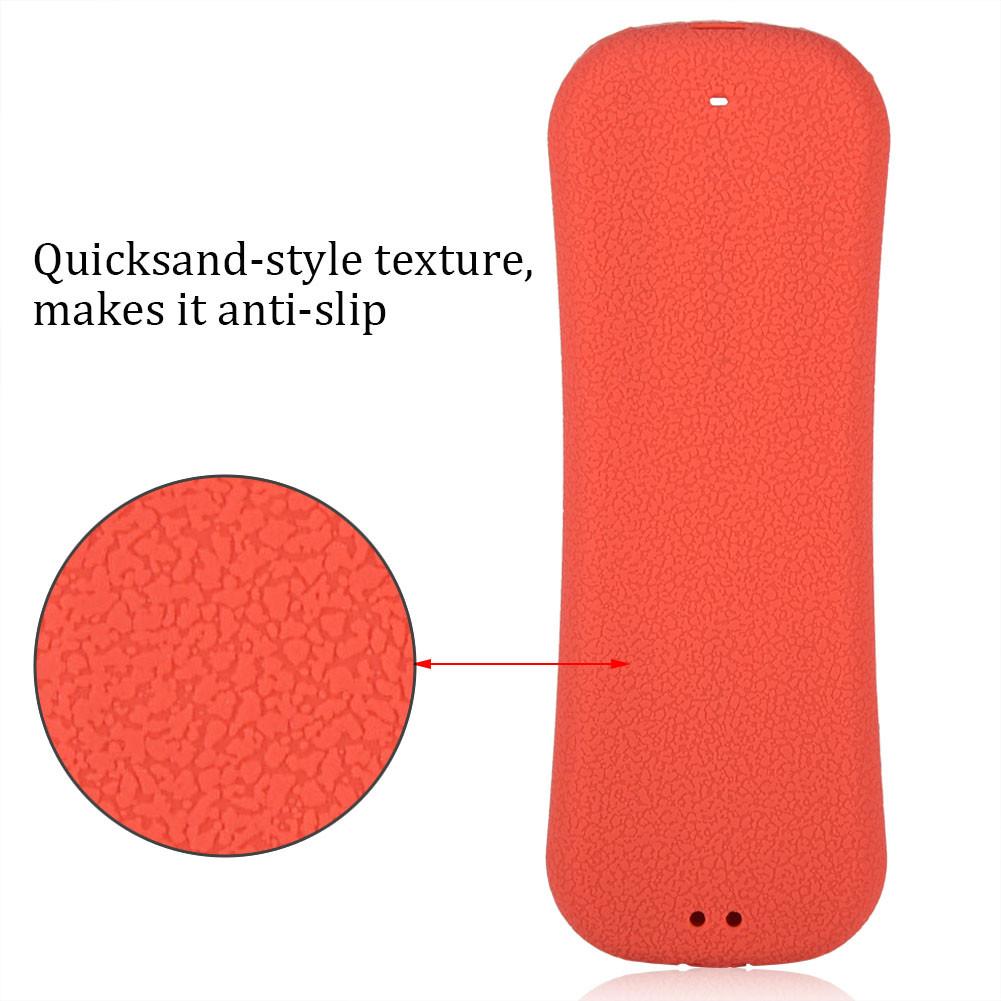Shockproof Anti slip Protective Silicone Cover Case for TV 4 Remote Black