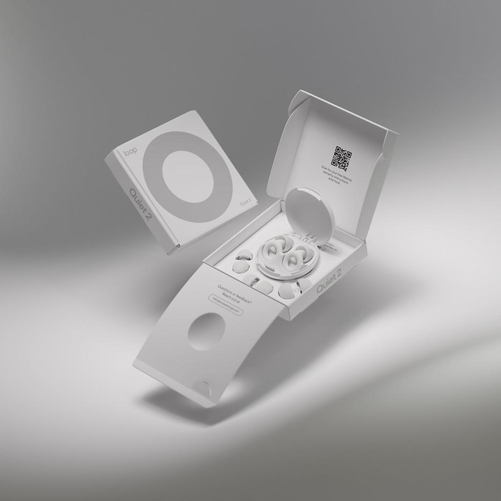 Loop Тихие 2 беруши Многоразовые беруши для и Чувствительность к шуму Гибкая защита слуха Настраиваемая посадка 24 дБ SNR Шумоподавление –