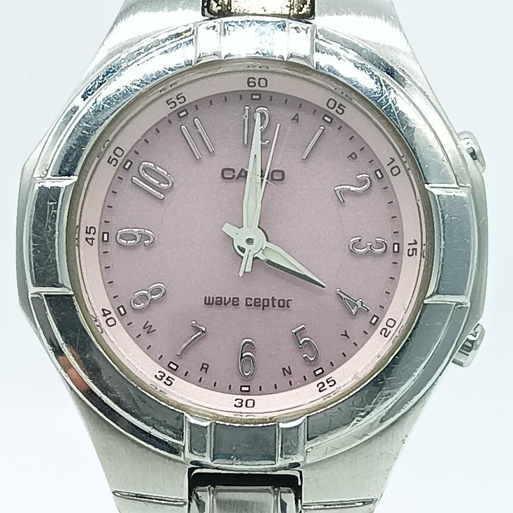 [USED] 295 Solar Radio-Controlled Watch, Working Casio Wave Ceptor, Ladies' Watch