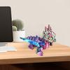 Статуэтка динозавра, напечатанная на 3D-принтере, яркий цвет, реалистичный вид, широко используемая мини-фигурка динозавра