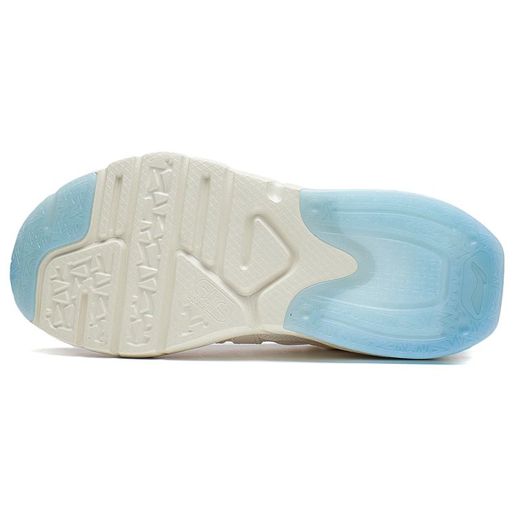 Li Ning Ln Flex Легкие, высокопрочные, амортизирующие, нескользящие, износостойкие, низкие, спортивные, повседневные туфли, женские кроссовки Off-White AGLS114-3