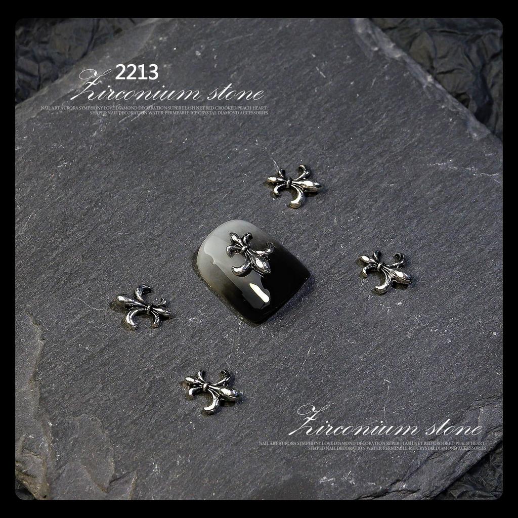 12шт. Орнамент для ногтей. Крестик. Металлический орнамент «сделай сам».