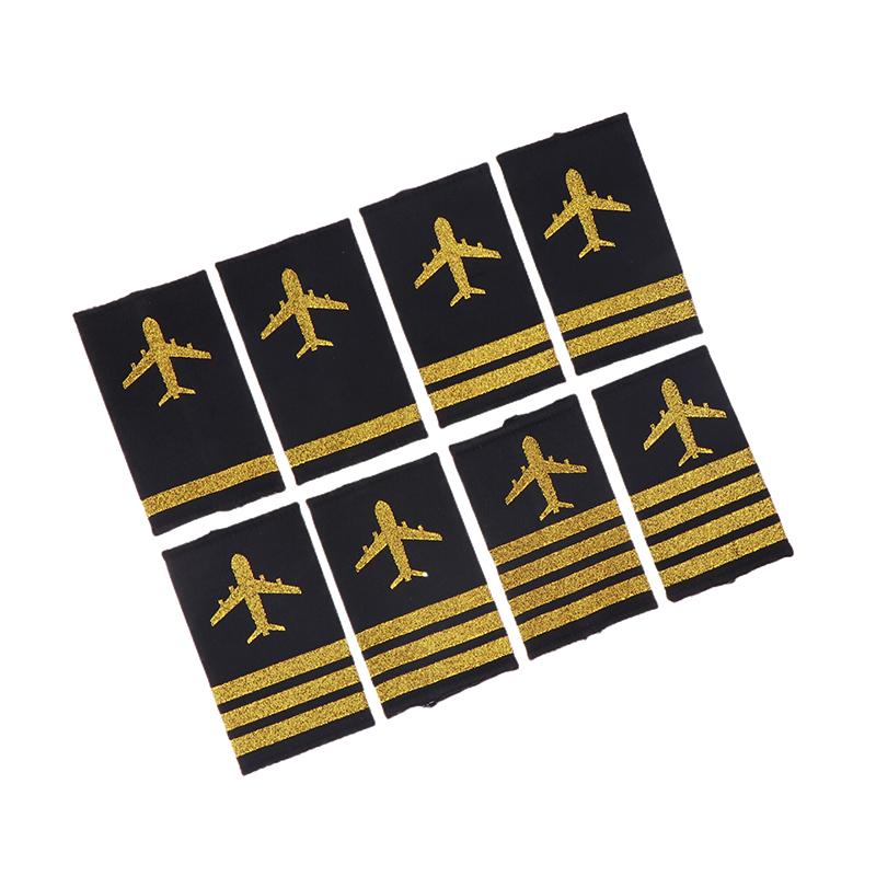 1 пара украшений для одежды погоны профессиональные погоны для пилотской формы ремесло плечевые знаки DIY декор для одежды аксессуары