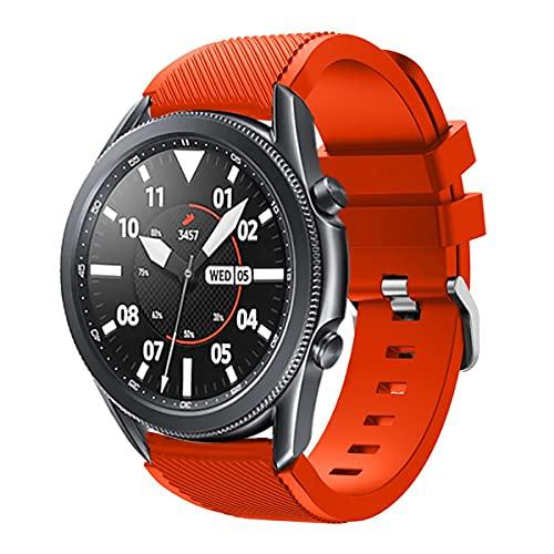 Классический 22 мм силиконовый ремешок для Samsung Galaxy Watch 3 45 мм/Huawei Watch 3/GT2 мягкий спортивный браслет-браслет для Amazfit GTR 47 мм Correa