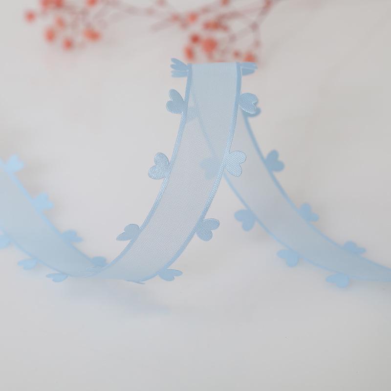 2,5 см Новая подарочная коробка с лентой ко Дню святого Валентина «Любовь», аксессуары ручной работы, лента 3,8 см, сложенный бант, бант из ленты, цветок ручной работы