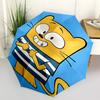 Cat, CartoonThemed Automatic Opening and Closing Umbrella 8 Ribs, Suitable for Leisure and Going Out, Outdoor Accessory, Gothic Style, Fas