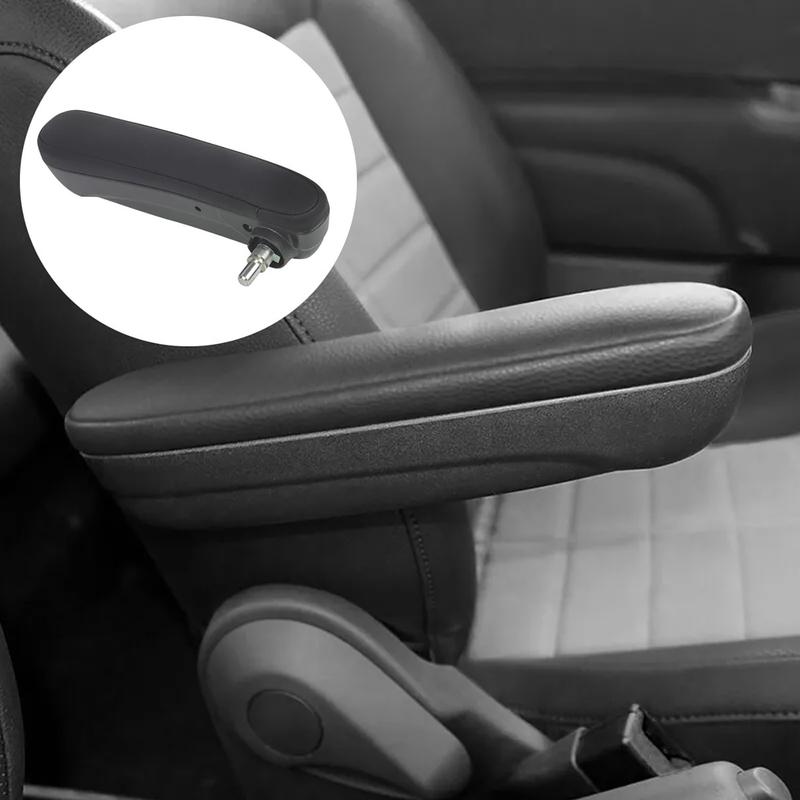 1 шт. Черный Левый Передний Подлокотник Сиденья Внутренний Для 2016- Fiat 500 L4 1.4L Премиум PU Подушка-Поддержка Локтя 6BV31KRLAA 6BV48KRLAA