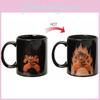 Кружка керамическая меняющая цвет от тепла Сын Гоку Драконий Жемчуг с мультяшным принтом Подарок