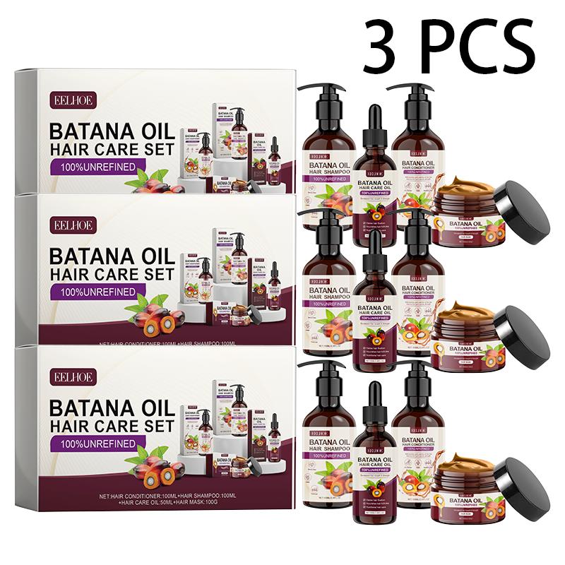 EELHOE Набор кондиционеров для придания объема маслу Batana, восстанавливающий вьющиеся волосы, питающий волосы, гладкий уход за волосами