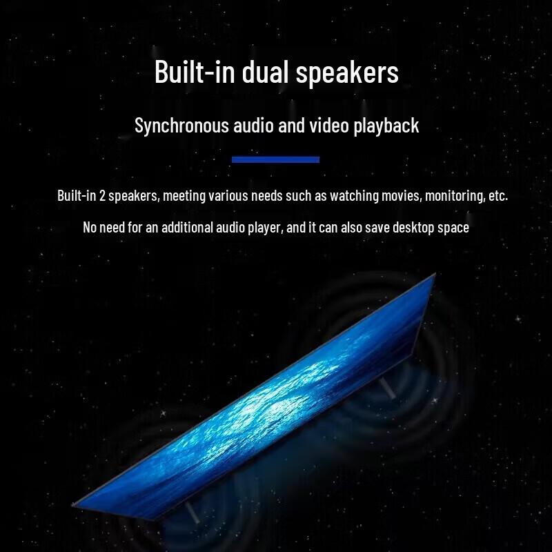 Dahua 32-inch 1080P LCD Monitor with HDMI and Speakers CN plug (adapter included)