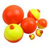 Shaddock 20Pcs Snap On Float Bobbers Fishing Bobbers Push Button Round Fishing Float Buoy Set Fishing Tackle Accessories