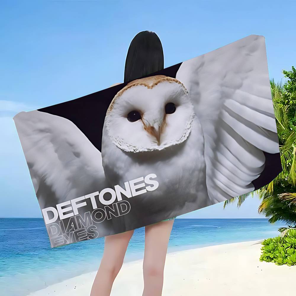 D-Deftones Fashion Beach Towel Colorful Bath Towels For Girl Microfiber Quick Dry Sand Free Beach Yoga Spa Gym Pool