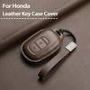 Для Honda Odyssey Xrv Civic Hr-V Crv Accord Integra Чехол для брелка автомобиля Автомобильный кожаный брелок Аксессуары