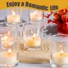 Подсвечники для votive свечей, Прозрачный стеклянный подсвечник для чайной свечи, Подсвечники для чайных свечей оптом для свадьбы, дома, центра стола