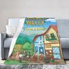 Фестиваль Времен Года Stardew Valley Фланелевое Одеяло Зима Теплое Мягкое Плед для Ребенка Гостиной Модное Покрывало для Дивана Кровати