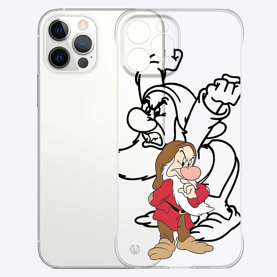 Чехол для телефона Белоснежка и Семь Гномов для Apple iPhone 15 16 Pro Max 13 14 Plus 12 11 Pro plus Матовый
