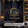TapestryBrisbane Broncos Custom Name Text Personalized Wall Hanging Tapestry Home Wall Decor