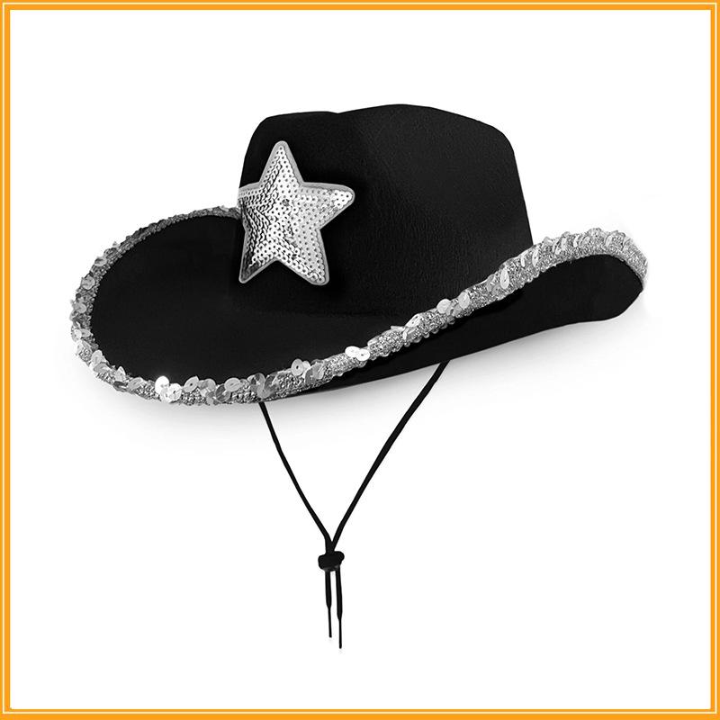 Белая джинсовая шляпа с пятиконечной звездой для вечеринки невесты, цвет: розовый