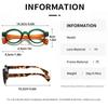 Men Women Fashion Ultralight Reading Glasses Unisex Trendy New Round Frame Far Sight Eyeglasses Vintage Colorful Presbyopia +4.0