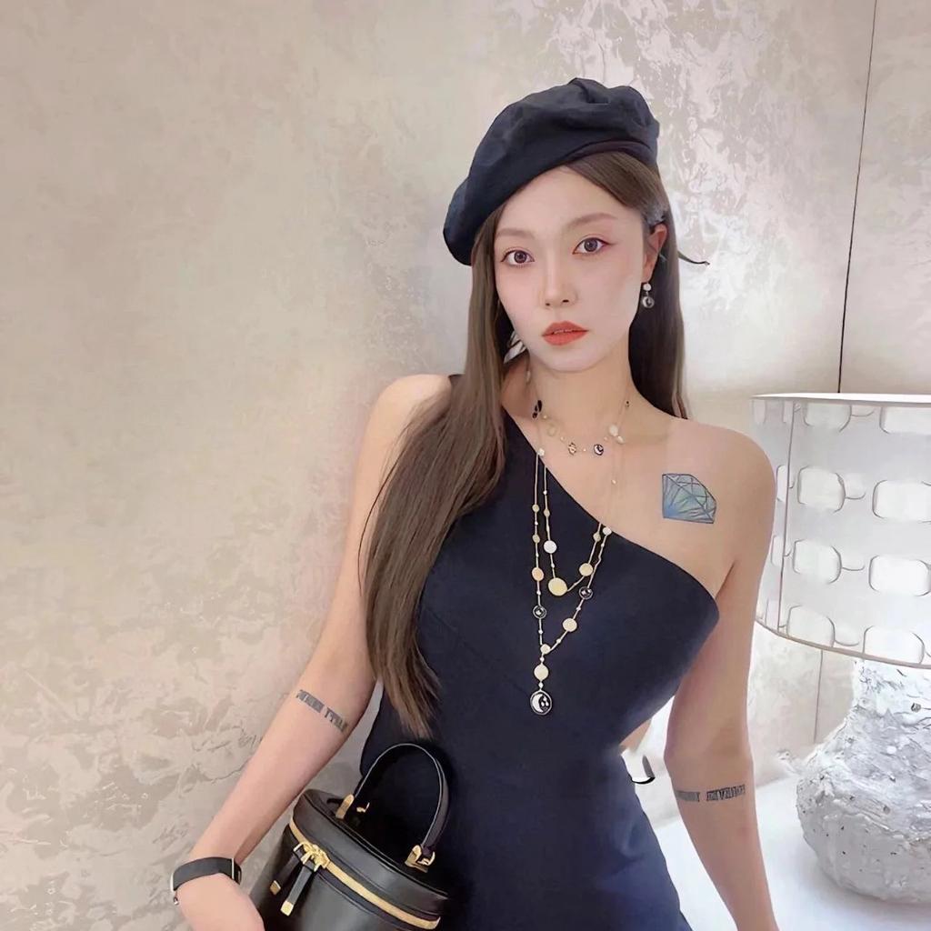 2024 Новый Горячий Бренд Винтажный Кулон-Компас Роскошные Ювелирные Изделия Для Женщин Дизайнерский Кулон Чистое Серебро 925 Пробы Женские Вечерние Цепочки-Ожерелья