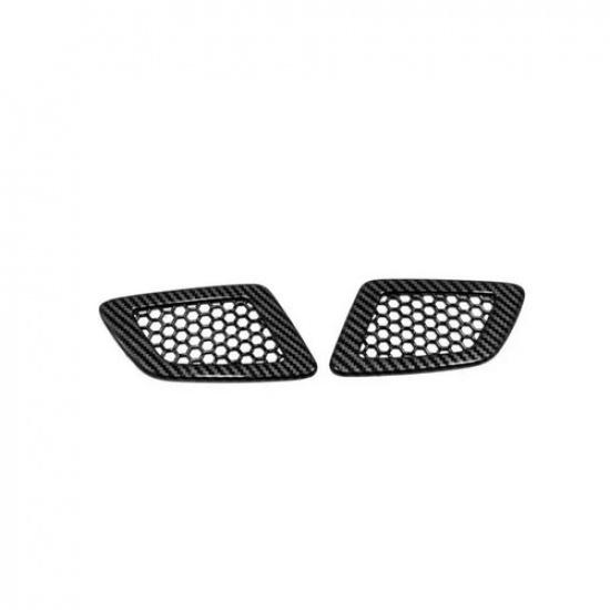 For Honda CRV CR-V 2024 Car Dashboard Air Vent Cover Trim Carbon fiber 2pcs