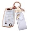 Чехол для ключа VW, Чехол для смарт-ключа, Крышка для ключа, Держатель для ключа, 3 кнопки, Защита от царапин, Стильный,