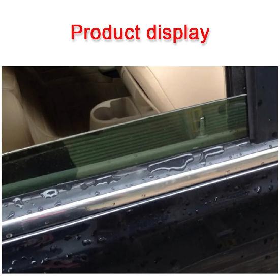 4Meters Car Rubber Sealing Strip Waterproof Window Edge Trim Protector Seal Weatherstrip For Car Door Glass Window Auto Sealants