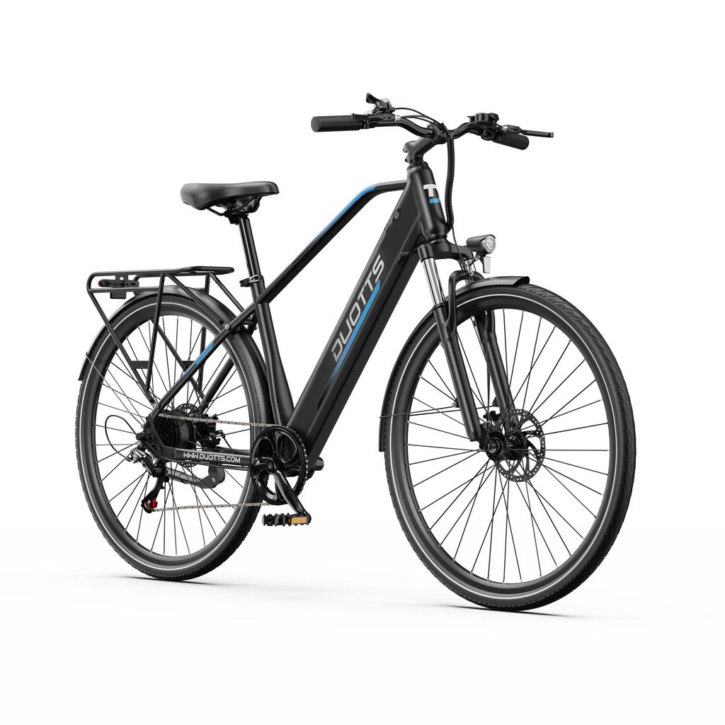 Electric Bicycle DUOTTS C29 Lite 27.5" 250W Motor Electric Bike Adult Top Speed 25Km/h 36V 13AH Max Range 65Km Load 150KG Black