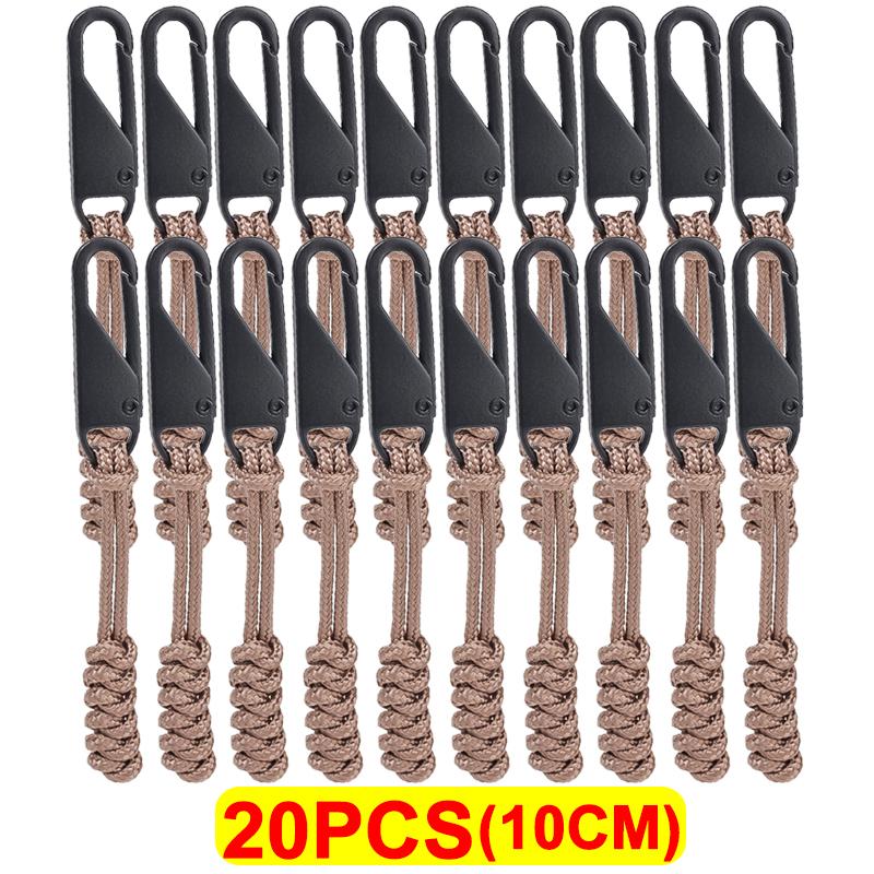 Универсальная металлическая застежка-молния для уличной сумки, застежка-молния для зонтика, плетеная веревка, сменная застежка-молния для самостоятельного шитья, набор для ремонта