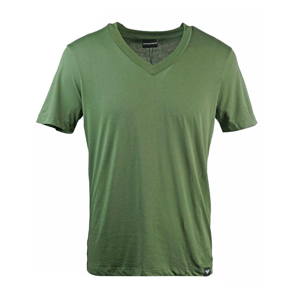 Emporio Armani Unisex Adult Plain V Neck T-Shirt