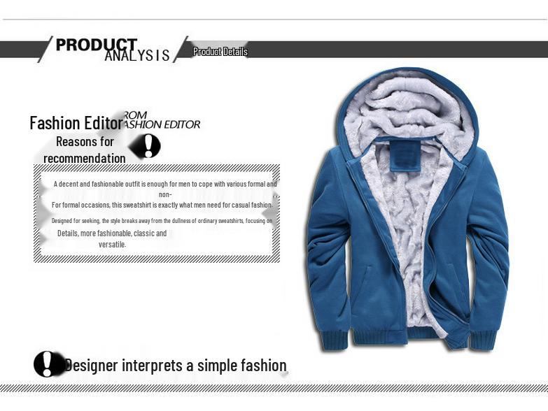 Мужская теплая толстая хлопковая куртка с капюшоном и флисовой подкладкой 2021