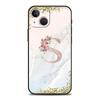 Цветы Буква Чехол для телефона Для iPhone 17 16 15 Pro Max 11 12 13 14 7 8 Plus SE 2020 X XR XS Чехол Мягкий Черный