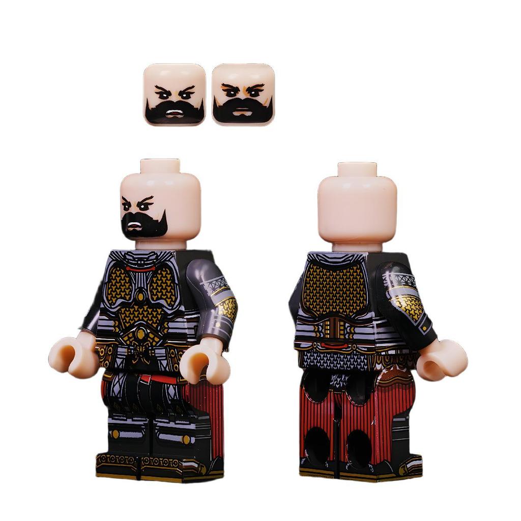 Zhang Fei Minifigure from Three Kingdoms Series, Compatible with LEGO, Romance of the Three Kingdoms Building Blocks