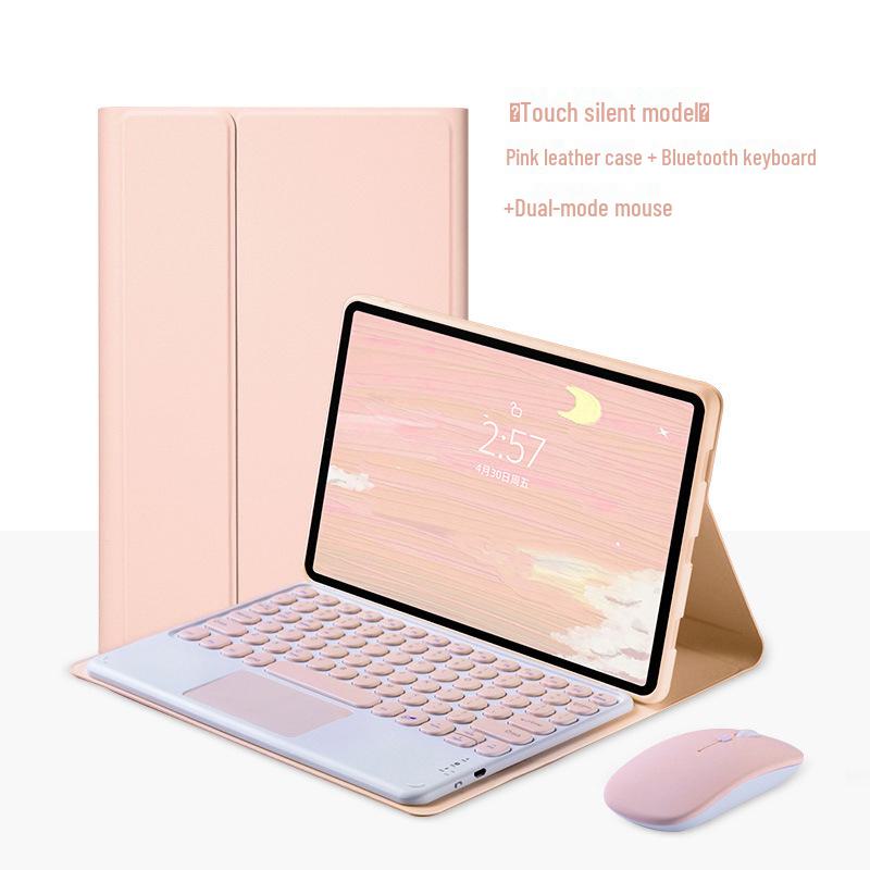 Чехол-клавиатура Bluetooth из кожи для iPad Pro 11 10-го поколения 10.9 со слотом для стилуса - Магнитный защитный чехол для планшета 10.2