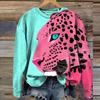 Leopard 3d Print Hoodies Women Fashon Hoodie Animal Tiger Sweats Women's Hoodies Sweatshirt Round Neck Coats  Floral Clothes