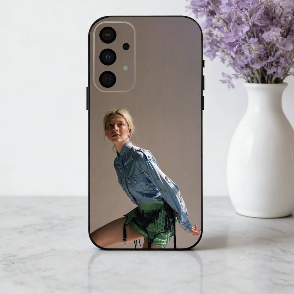 H-Hunter S-Schafer Чехол для телефона с актрисой для Samsung Galaxy A73,A72,A71,A70,A53,A52,A51,Другие Мягкий черный корпус
