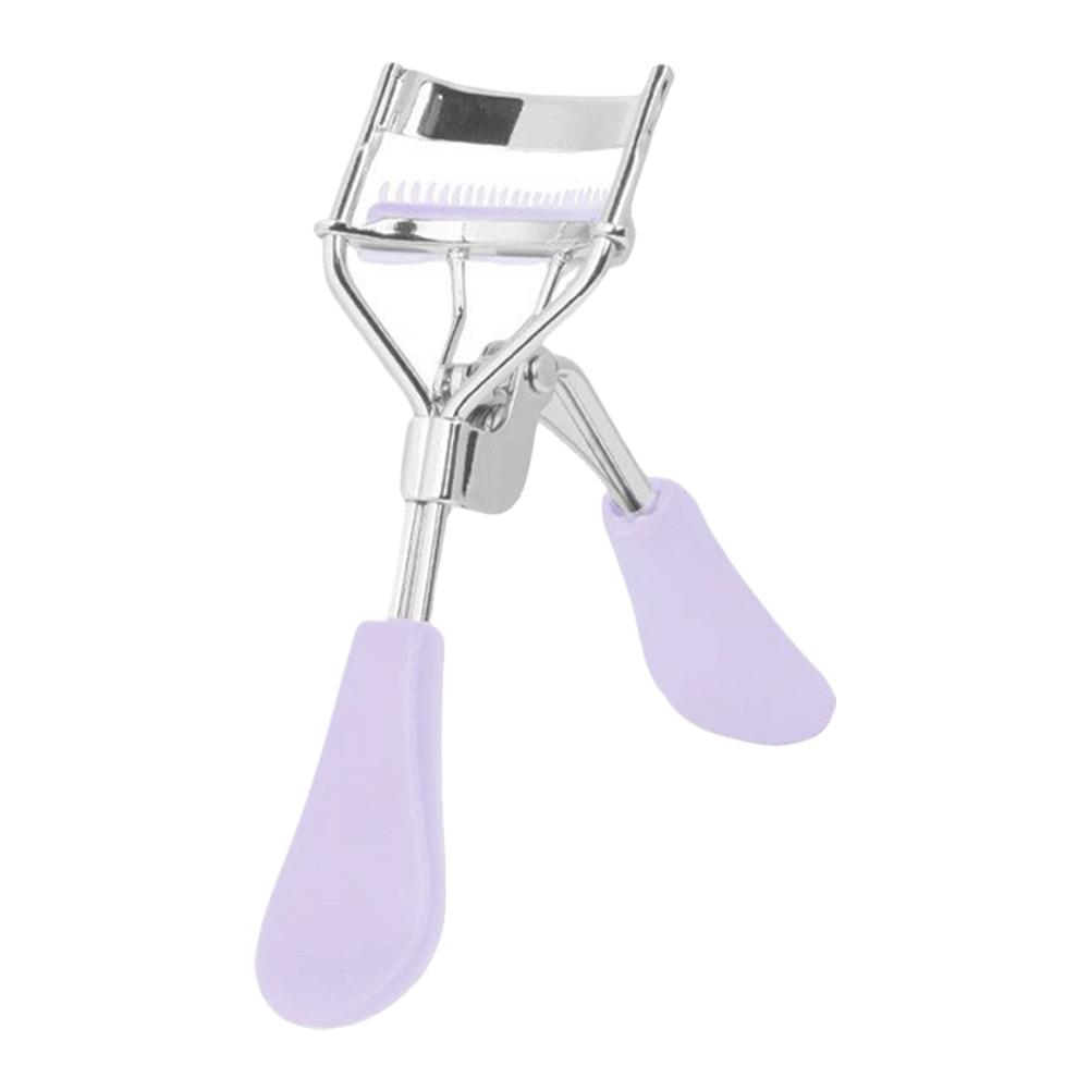 Eyelash Curler with Built-in Comb for Natural Sunflower Lash Wide Angle Eyelash Clamp Portable Eye Makeup Tools