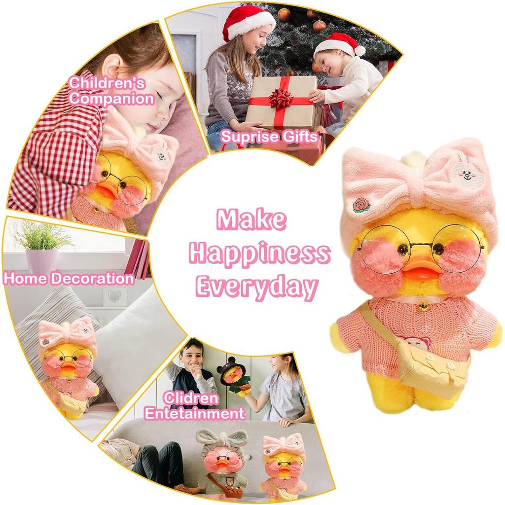 Мягкая игрушка-утка, милая плюшевая мягкая утка, 30 см, плюшевая кукла, корейская интернет-знаменитость, поддерживает гиалуроновую кислоту, маленькая кукла-утка, подарки-сюрпризы для детей