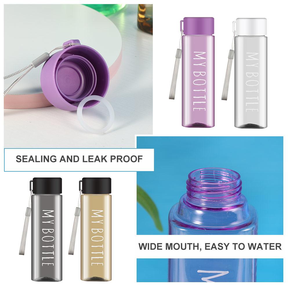 500ml Outdoor Plastic Portable Drinking Bottle Coffee Juice Cup Water Bottle Sports Water Cup