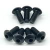 Adpack [Made In Japan] Steel Steering Wheel Hex Socket Button Head Bolts, M5 (5mm), 15mm Neck Length (Pack of 7)