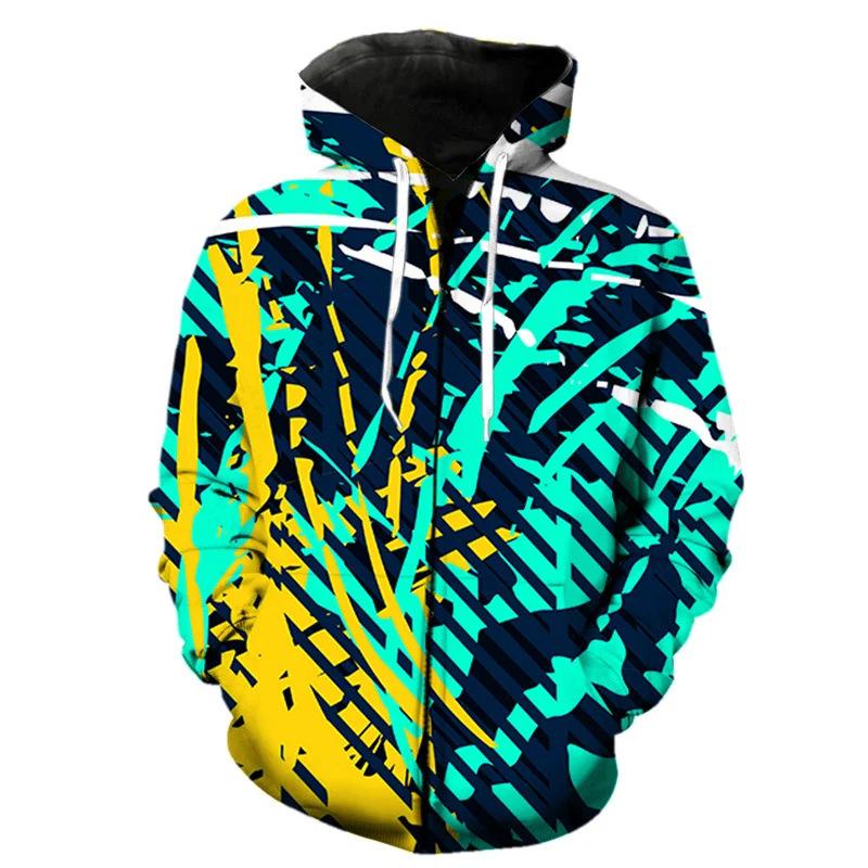 Толстовка с капюшоном и принтом в виде цветных букв 3D-граффити, мужская толстовка с капюшоном, модная толстовка с капюшоном