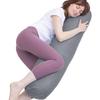 MIDDLE ONE Body Cool To the X Inches X 20 Filled with Cut Memory Foam and PP Large Cylindrical Long Cushion X Inches X 20 Pillow, Touch,