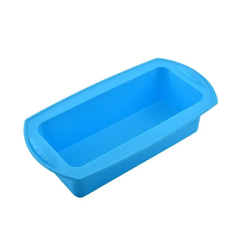 Длинная квадратная форма для выпечки для блюд, 11-дюймовая прямоугольная силиконовая форма для хлеба, форма для кекса, форма для тостового хлеба