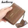Men Fashion Wallets Zipper Business Card Holder Vintage Purse GZW